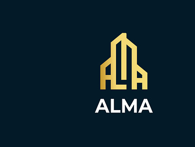 alma logo 2 branding design graphic design illustration logo typography vector