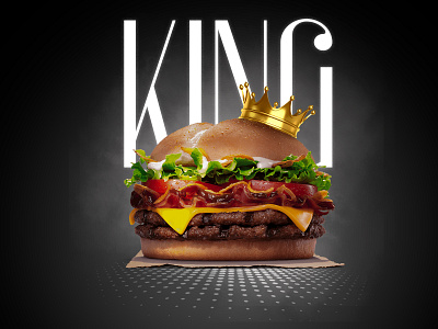 burger king design burgerking design graphic design king