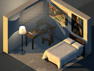 My Room - Isometric Edition 3d design isometric