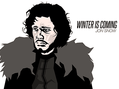 Google Draw - Jon Snow game of thrones pixel