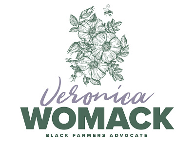 Veronica Womack Logo branding design logo