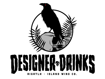 AIGA TLH - OCT. Designer Drinks logo