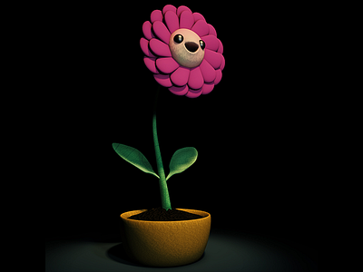 Spring Flower - C4D Practice