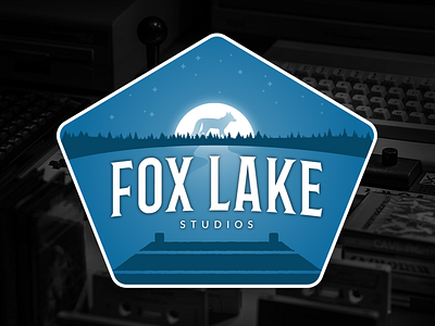 Fox Lake Official Logo animation branding illustration logo motion