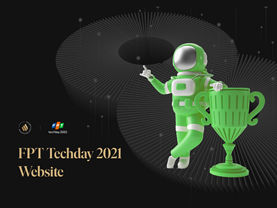 [Williens x FPT Smart Cloud] Tech day 2021 Website 3d animation branding graphic design motion graphics ui