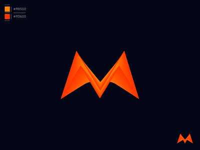 M Logo creative m mark mlogo design illustrator text