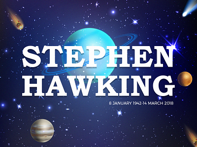 R.I.P Stephen Hawking