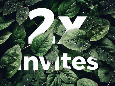 2x invites creative design invites