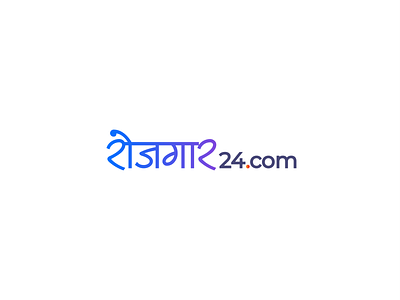 Rojgaar24.com Logo design