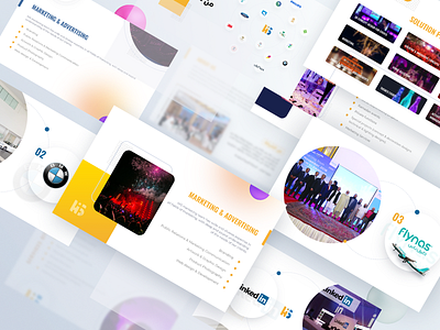 Corporate Presentation business clean design corporate brochure events gradient color minimal modern presentation design project proposal simple design startup templates