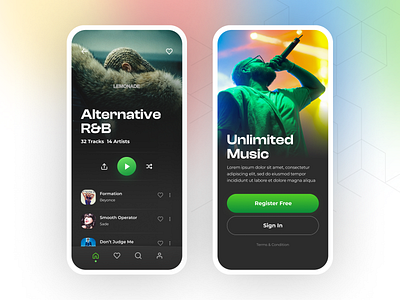 Spotify Inspired Music App