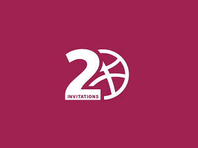 2 Invitations 2 invitations best contest debut draft dribbble invitation invite new shot