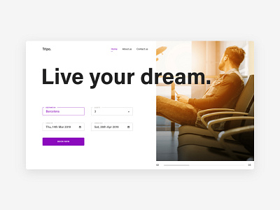 DailyUI - 003 / Landing Page