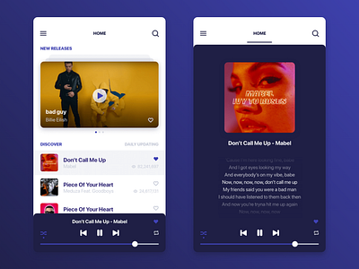 Music App adobe xd music music app ui ui design uiux