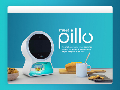 Pillo clean creative decent design inovative landing page modern product page stylish ui website