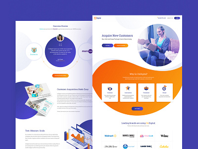 UnDigital Website Design business creative design landing page design shipping management website design
