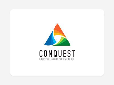 Conquest Logo branding design colorful design logo logodesign protection shield trust