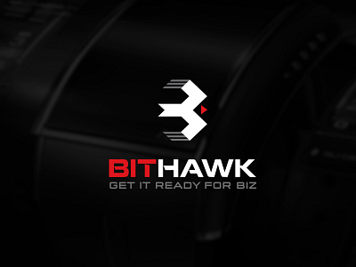 BitHawk Logo Design - V1 black branding design consulting data management information technology inovation it services logo logodesign operation