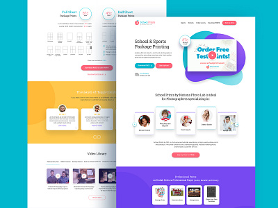 Website Design for Online Printing Services beautiful creative design homepage illustration inovative inspiration landing page print printing design product ux ui website