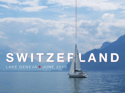 Travel Poster | Switzerland lake geneva photography poster swiss switzerland travel typography whereabouts project