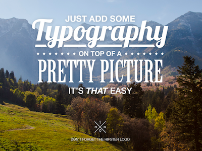 How To Guide to Pictures and Quotes landscape photography typography