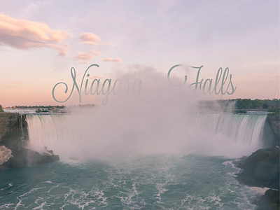 Niagara Falls niagara niagara falls photography type and image typography visual souvenirs waterfall whereabouts project