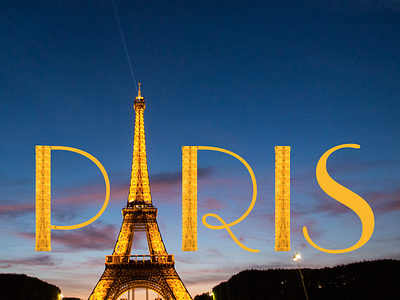 Paris eiffel tower france image paris typography visual souvenirs whereabouts project