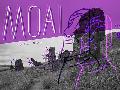 14 Moai easter island experimental moai photographic design photography rapa nui travel typography visual souvenirs