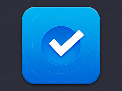 App icon app blue checkmark clean icon ios iphone mail mobile photoshop tasks to do