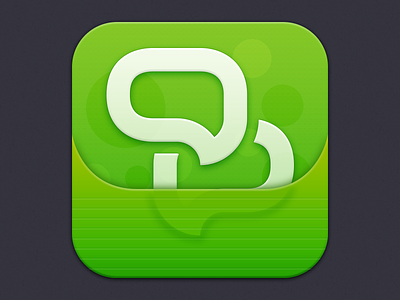 WhatsApp icon redesign application chat clean green icon ios iphone pocket whatsapp