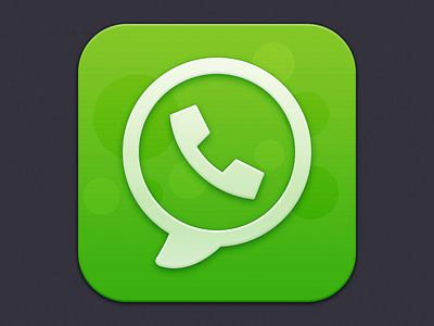 WhatsApp Icon V2 application chat clean green icon ios iphone whatsapp