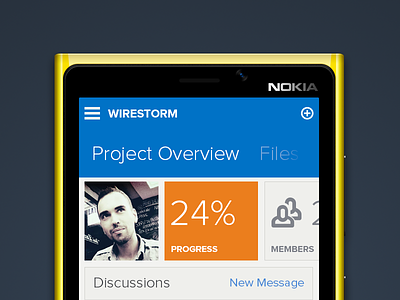 Mobile Interface app discussions management mobile nokia people psd responsive tasks ui user experience user interface ux windows