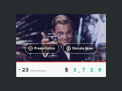 Donations Widget causes clean donations photoshop psd ui user interface widget