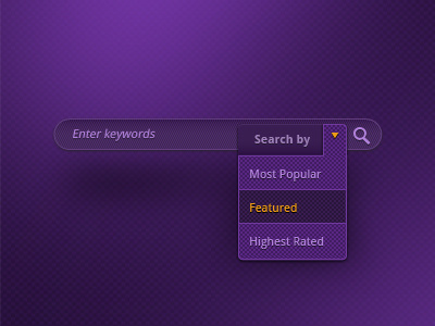 Search Box dark gradient modern purple search search box ui ux web