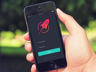 Login Screen app ios ios7 iphone login ui user interface ux