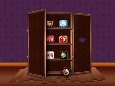 Applications Cabinet android applications cabinet purple room shelf wood