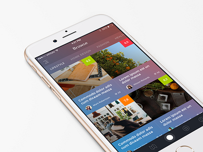 Browse Categories app app design browse categories explore ios ios app mobile mobile ui photos ui user interface