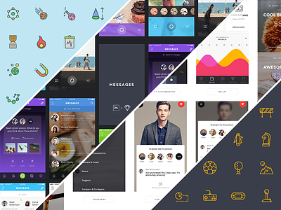 Full Gear Bundle app app design bundle deal icons jewel promo swifticons template ui kit