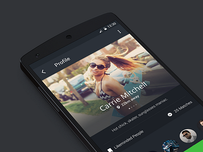 Pebltree on Android android app material design mobile photos sharalike social ui user experience user interface ux