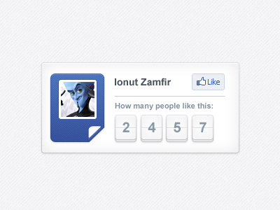 Likes counter for a Facebook app