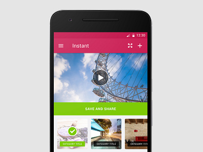 Sharalike for Android android app design photos sharalike ui user interface