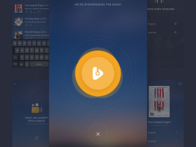 Multidub app design ios sketch ui user interface video