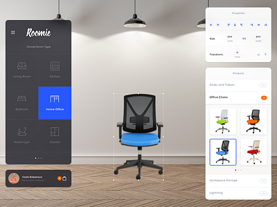 Design Your Room (Concept Update) app design desktop interior design room