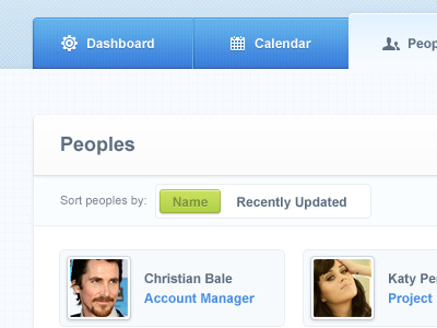 HR web application by Ionut Zamfir on Dribbble
