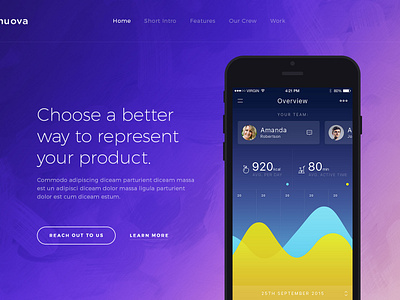 Terranuova (Landing Page #4) by Ionut Zamfir on Dribbble