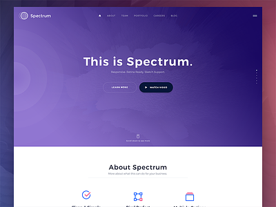 Stellar -- Spectrum (Update) agency design web web design website