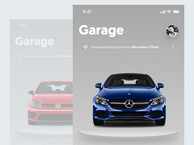 Car Management App app car clean garage ios management ui user interface