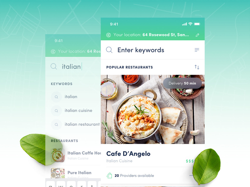 Food Delivery App delivery food app food delivery app food delivery food sketch iphone app iphone clean ios app user interface ui