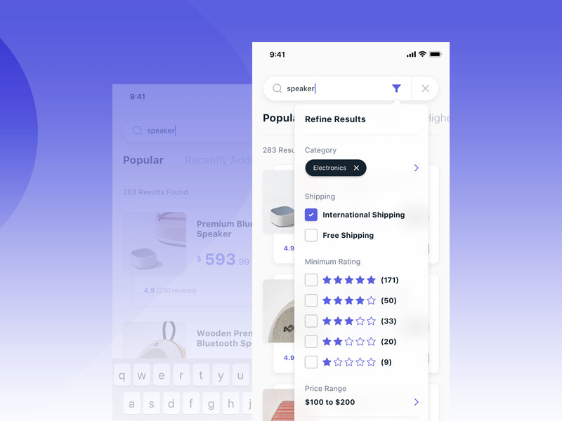 Filters search filtering filters shop app shop ecommerce app ecommerce design sketch iphone app iphone clean ios app user interface ui