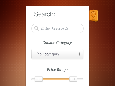 Search widget